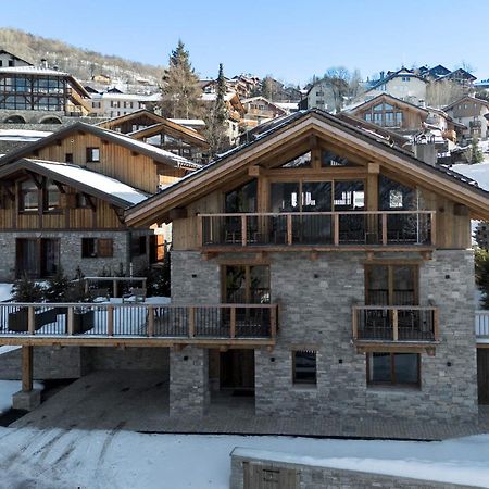 Chalet Spacieux Avec Bain Nordique, Hammam Et Vue Proche Des Pistes - Fr-1-570-66 Villa Saint-Martin-de-Belleville Exterior foto